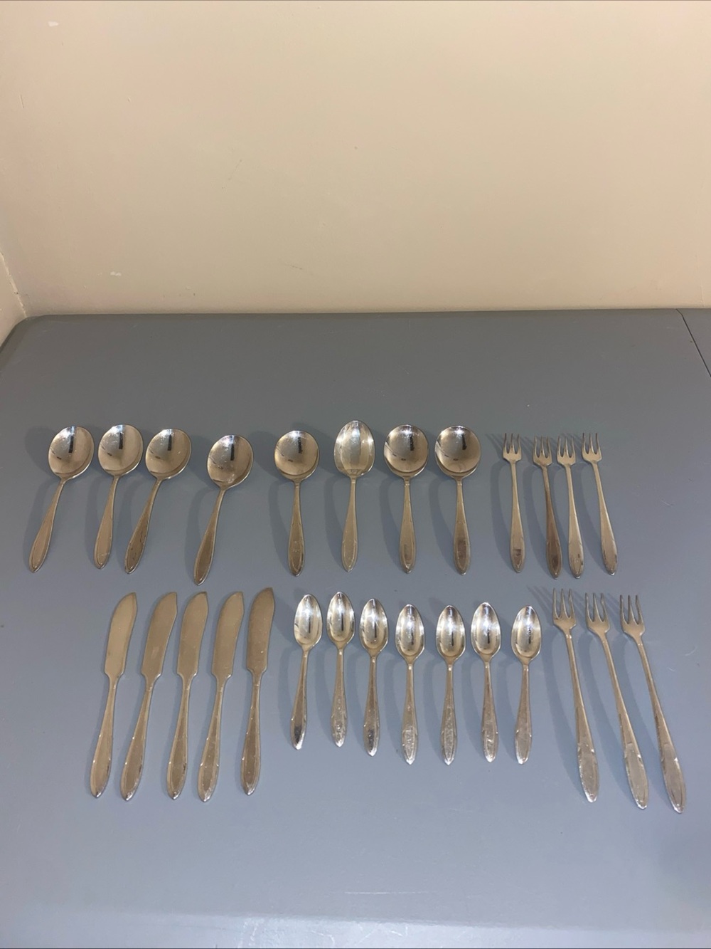 Oneida Nobility Plate Silverware Set - Picture 2 of 10